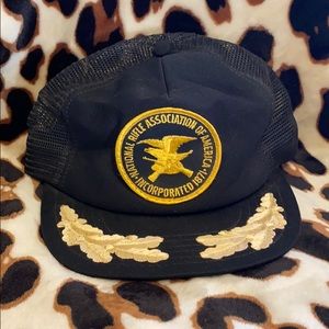 Vtg NRA Mesh Trucker Hat